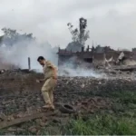 प्रयागराज-कौशांबी बॉर्डर पर पटाखा फैक्ट्री में भीषण धमाका, कई लोगों की मौत